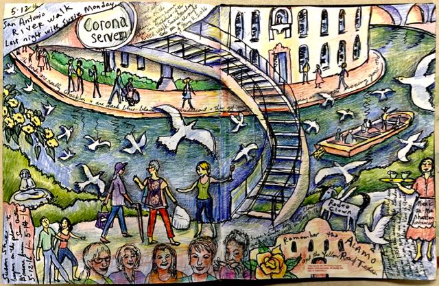 The Riverwalk - San Antonio. ©Susan Shie 2016.
